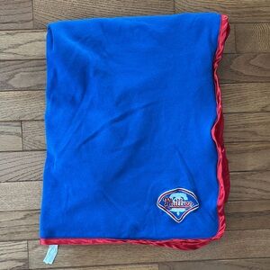 PHILADELPHIA PHILLIES baby blanket red blue mlb baseball genuine merchandise